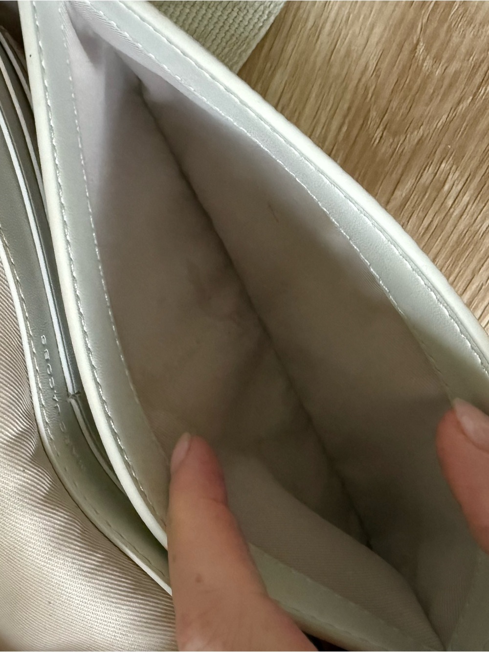 Marc Jacobs Mini Crossbody Bag in Cream White - Picture 15 of 16